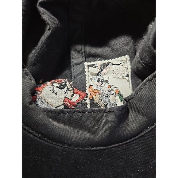 VINTAGE Looney Tunes Hat Cap Made in USA Stamp Collection Bugs Bunny & Taz 90s - Picture 5 of 13